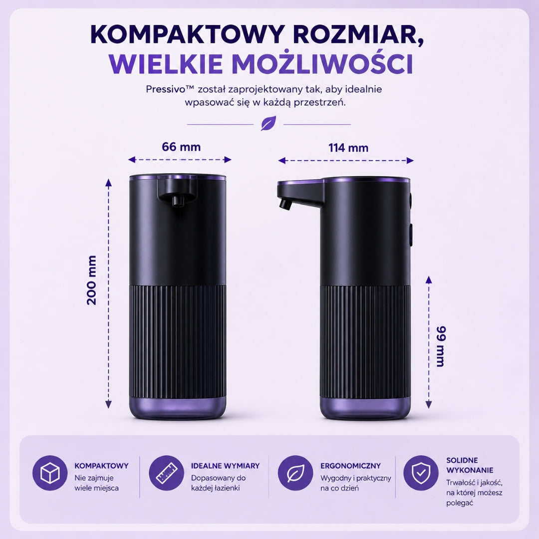 Pressivo™ – Inteligentny dozownik mydła