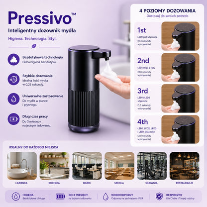 Pressivo™ – Inteligentny dozownik mydła